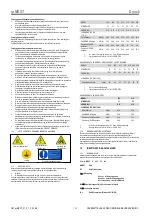 Предварительный просмотр 124 страницы Mitsubishi Electric w-MEXT Instructions For Installation, Use And Maintenance Manual