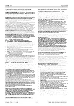 Предварительный просмотр 168 страницы Mitsubishi Electric w-MEXT Instructions For Installation, Use And Maintenance Manual