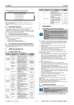 Предварительный просмотр 209 страницы Mitsubishi Electric w-MEXT Instructions For Installation, Use And Maintenance Manual