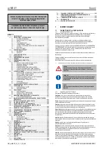 Предварительный просмотр 212 страницы Mitsubishi Electric w-MEXT Instructions For Installation, Use And Maintenance Manual