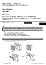 Предварительный просмотр 1 страницы Mitsubishi Electric WB-PA5 Installation Manual