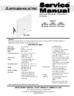 Mitsubishi Electric WD-52525 Service Manual preview