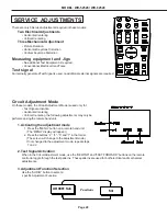 Preview for 28 page of Mitsubishi Electric WD-52526 Service Manual