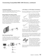 Предварительный просмотр 33 страницы Mitsubishi Electric WD-52527 Owner'S Manual