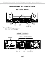 Preview for 7 page of Mitsubishi Electric WD-60638 Service Manual