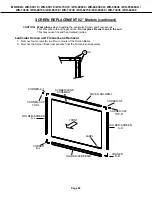 Preview for 22 page of Mitsubishi Electric WD-60638 Service Manual