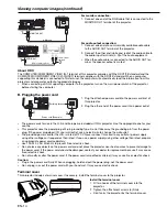 Preview for 14 page of Mitsubishi Electric WD2000U User Manual