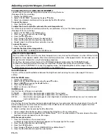 Preview for 26 page of Mitsubishi Electric WD2000U User Manual