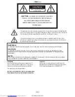 Preview for 2 page of Mitsubishi Electric WD3300U User Manual