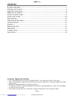 Preview for 3 page of Mitsubishi Electric WD3300U User Manual