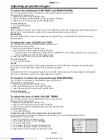 Preview for 33 page of Mitsubishi Electric WD3300U User Manual