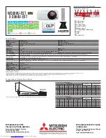 Preview for 1 page of Mitsubishi Electric WD380U-EST Specification