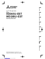 Mitsubishi Electric WD385U-EST Safety Manual preview