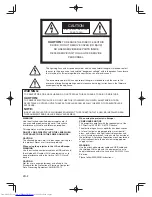 Preview for 2 page of Mitsubishi Electric WD385U-EST Safety Manual