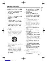 Preview for 3 page of Mitsubishi Electric WD385U-EST Safety Manual