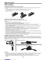 Предварительный просмотр 8 страницы Mitsubishi Electric WD390U-EST User Manual