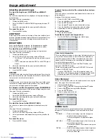 Preview for 22 page of Mitsubishi Electric WD500U-ST User Manual