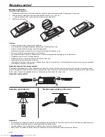 Предварительный просмотр 8 страницы Mitsubishi Electric WD510U User Manual