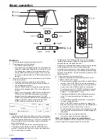 Предварительный просмотр 14 страницы Mitsubishi Electric WD510U User Manual