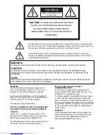 Предварительный просмотр 2 страницы Mitsubishi Electric WD570U User Manual