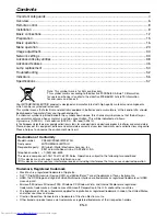 Предварительный просмотр 3 страницы Mitsubishi Electric WD570U User Manual