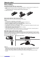 Предварительный просмотр 8 страницы Mitsubishi Electric WD570U User Manual