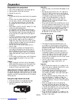 Предварительный просмотр 15 страницы Mitsubishi Electric WD570U User Manual