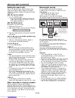 Предварительный просмотр 18 страницы Mitsubishi Electric WD570U User Manual