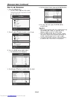 Предварительный просмотр 21 страницы Mitsubishi Electric WD570U User Manual