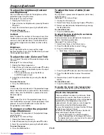 Предварительный просмотр 30 страницы Mitsubishi Electric WD570U User Manual