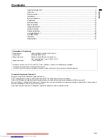 Preview for 3 page of Mitsubishi Electric WD620U User Manual