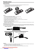 Preview for 8 page of Mitsubishi Electric WD620U User Manual