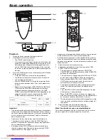 Preview for 16 page of Mitsubishi Electric WD620U User Manual