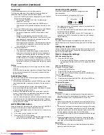 Preview for 17 page of Mitsubishi Electric WD620U User Manual