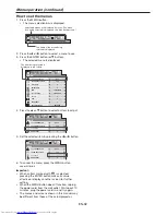 Preview for 33 page of Mitsubishi Electric WD8200LU User Manual