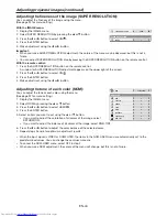 Preview for 45 page of Mitsubishi Electric WD8200LU User Manual