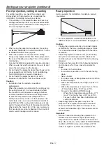 Предварительный просмотр 17 страницы Mitsubishi Electric WD8700 User Manual