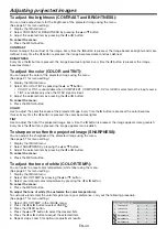 Предварительный просмотр 43 страницы Mitsubishi Electric WD8700 User Manual