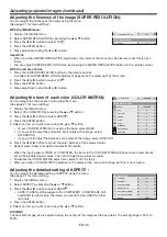 Предварительный просмотр 45 страницы Mitsubishi Electric WD8700 User Manual