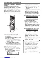 Предварительный просмотр 10 страницы Mitsubishi Electric WD8700U User Manual