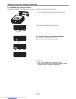 Предварительный просмотр 20 страницы Mitsubishi Electric WD8700U User Manual