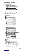 Предварительный просмотр 31 страницы Mitsubishi Electric WD8700U User Manual