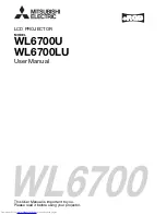 Mitsubishi Electric WL6700 User Manual preview