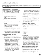 Preview for 69 page of Mitsubishi Electric WS-55517 Owner'S Manual