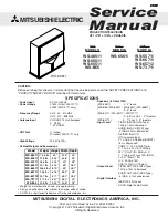 Mitsubishi Electric WS-B55 Service Manual preview