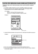 Предварительный просмотр 2 страницы Mitsubishi Electric XD206U Service Manual