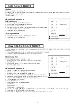 Предварительный просмотр 12 страницы Mitsubishi Electric XD206U Service Manual