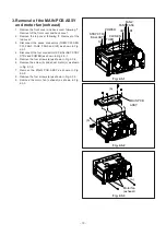 Предварительный просмотр 22 страницы Mitsubishi Electric XD206U Service Manual