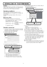 Предварительный просмотр 34 страницы Mitsubishi Electric XD206U Service Manual