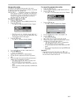 Preview for 21 page of Mitsubishi Electric XD206U User Manual